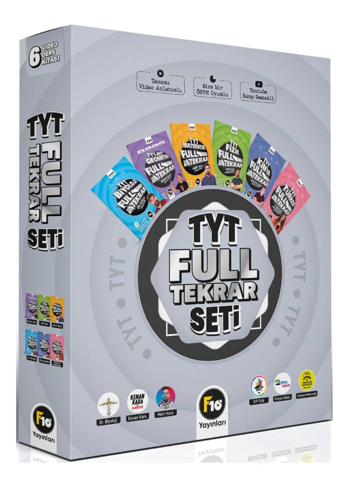 TYT Full Tekrar Seti F10 Yayınları